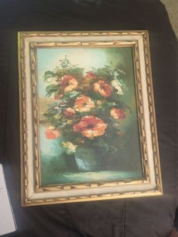Signed Oil Painting b.o