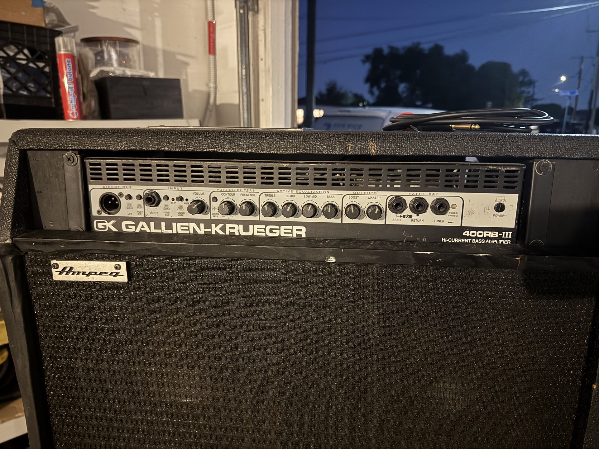 Gallien Krueger Ampeg Bass Amp & Cab
