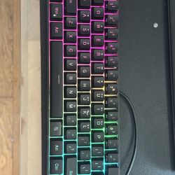 mechanical RGB light up keyboard