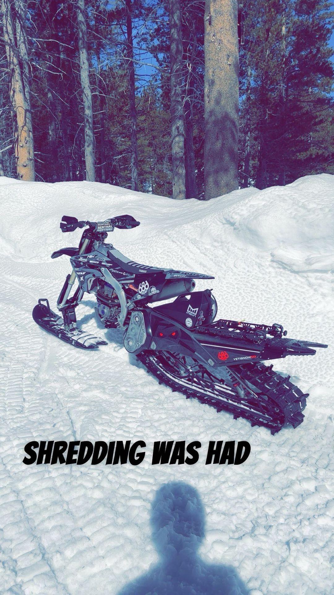 22 Yamaha YZ450 Dirtbike / Snowbike