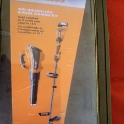 Blower And Teimmer  18 Volt “NEW” Ridgid 