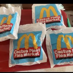 Limited Edition McDonald’s Cactus Plant Happy Meal Toys 