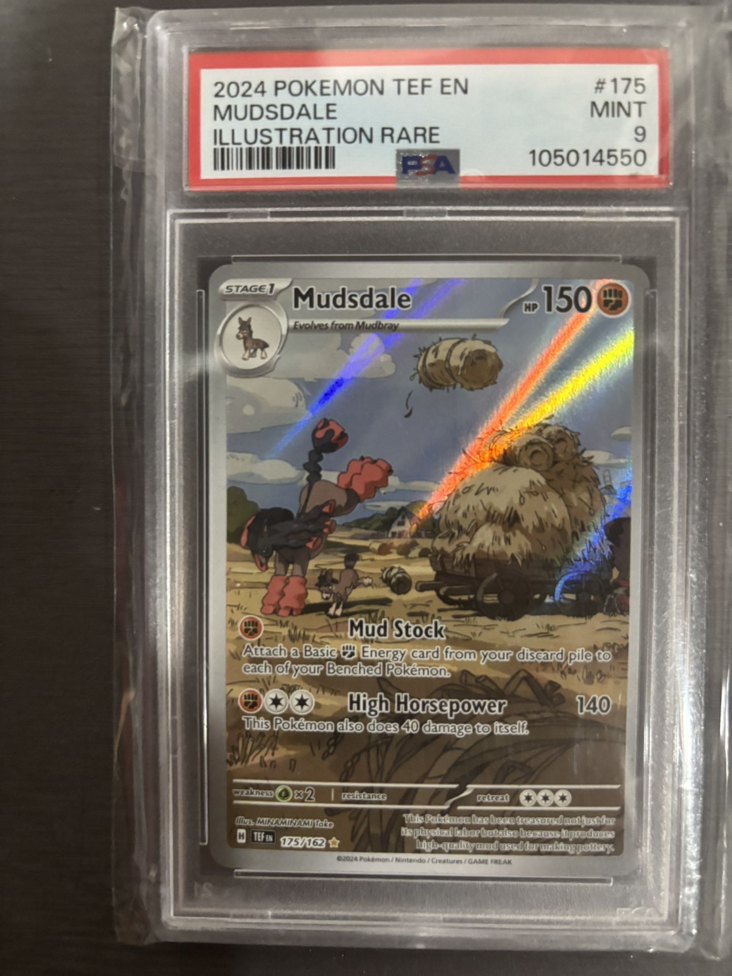 Mudsdale #175 PSA 9 Pokémon