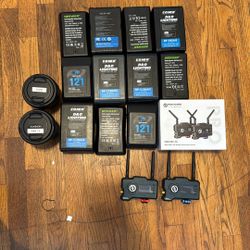 V Mount Batteries + Hollyland Wireless transmission System + Rokinon Cinema Lenses 