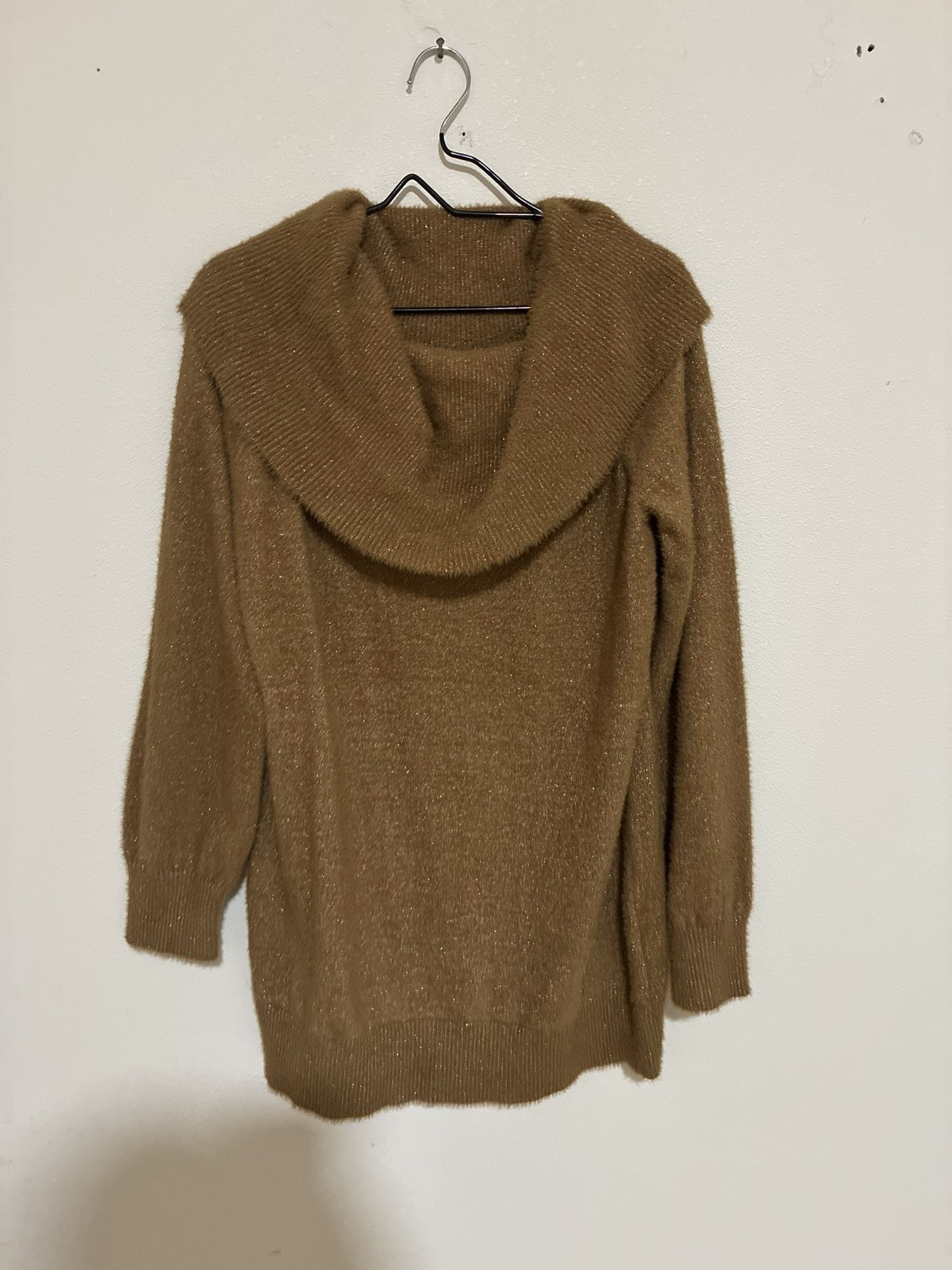 Sparkly Brown Sweater