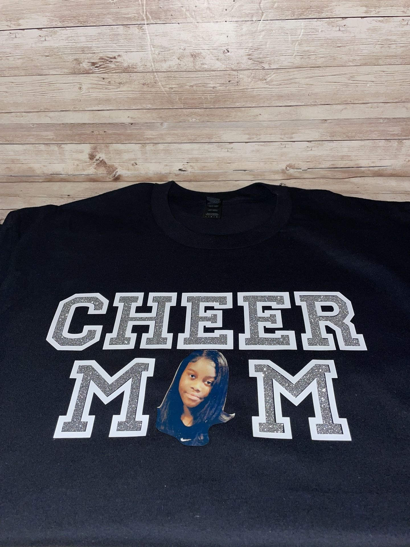 Photo Cheer Mom T-shirt