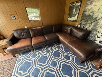 Leather Sectional
