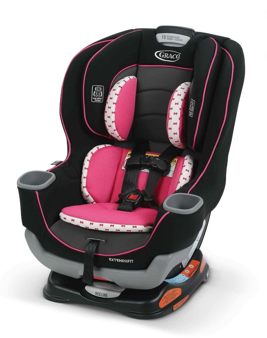 Graco New Car Seat Extend2fit Convertible Pink 
