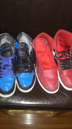 Jordan 1 custom + jordan 1 elephant non Supreme botg size 10.5