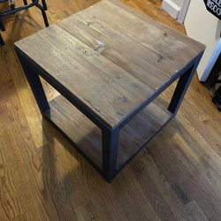 Wood + Metal Coffee Table