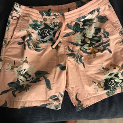 Board Shorts Sz Med Tropical