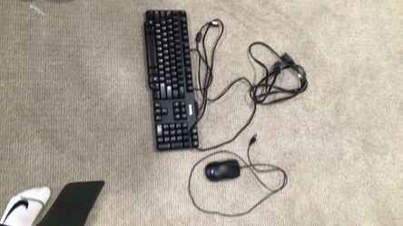 Keyboard, mouse and extension cable