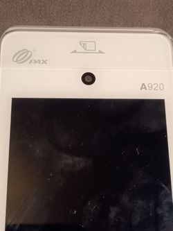 PAX A920 ANDROID TERMINAL CARD READER MOBILE TABLET TERMINAL WIRELESS .....NO CHARGER. SOLD AS IS