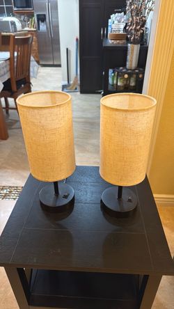 Set of 2 Small Table Lamps