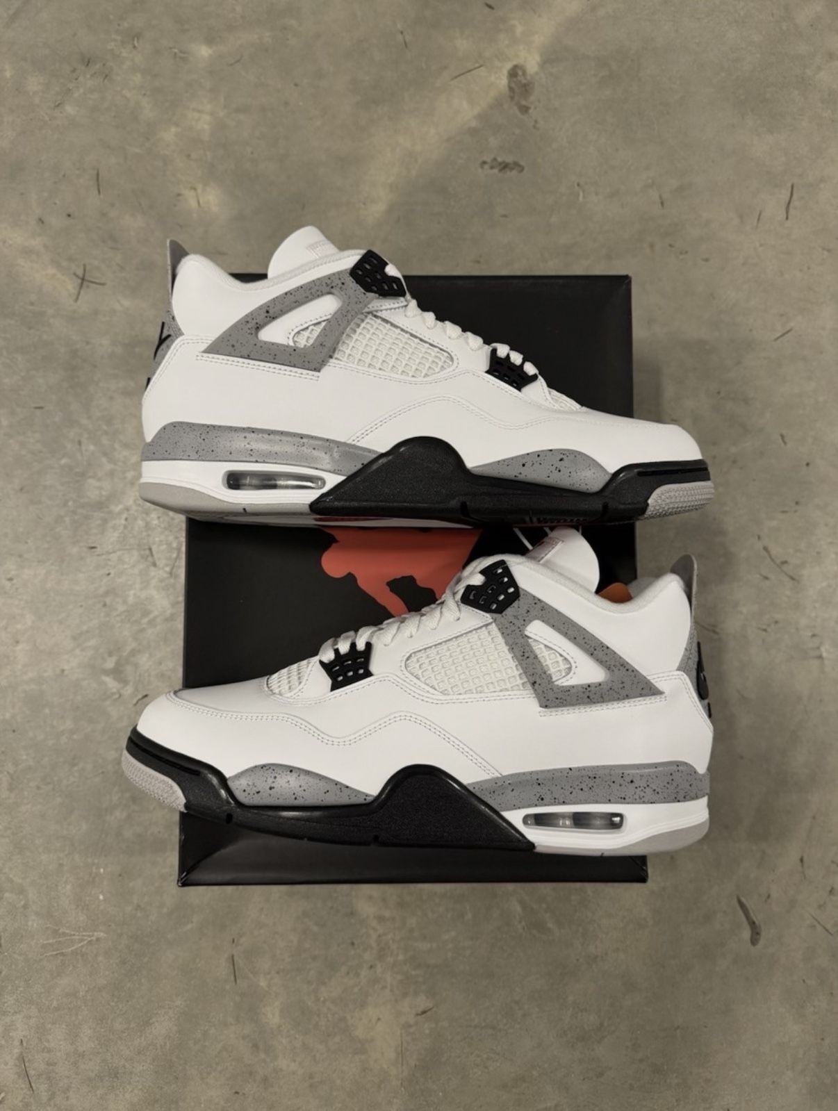 Air Jordan 4 "White Cement" Size 12