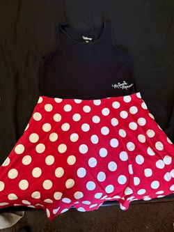 Disney Minnie Mouse Dress Adult XL 15/17 Costume