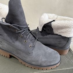 Timberland Jayne Teddy Fleece Waterproof Fold-Down Women’s Shoes