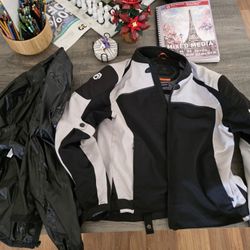 Reax Armored Motorcycle Jacket w/ Back Protector Included XXL