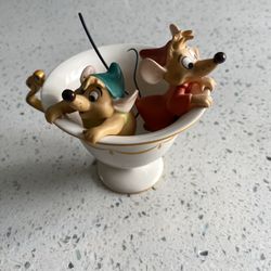 WDCC Cinderella Gus Jaq Tea For Two Cup and Saucer