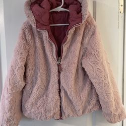 Girls Reversible Plush Jacket 7/8