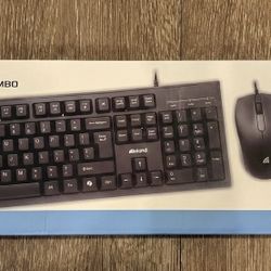 Brand New Inland iC210 USB Keyboard & Mouse Combo - Unopened Box