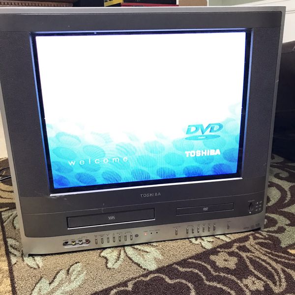 Toshiba Model Mw20f51 20 Crt Color Tv Dvd Vcr Combo W Media Card Slot No Remote For Sale In Snellville Ga Offerup