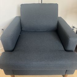 Armchair: AllModern, Laine Armchair Navy, 