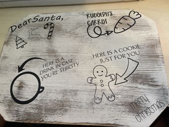 Santa Cookie Board