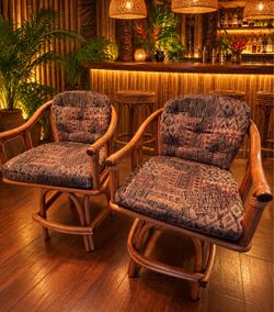 Awesome TIKI BAR STOOLS!
