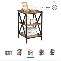 x-Design Storage Organizer Display Rack Bookshelf, Black&Brown