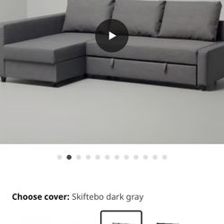 IKEA Grey Sleeper Sofa Couch