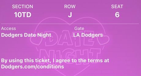 [SELLING] 2 Tickets + General Parking Pass - Friday 9/4 vs Nationals - Section 10TD Row J (OFFICIAL DATE NIGHT HOODIE PACK)