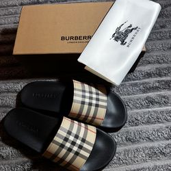 Burberry slides