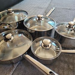 New Stainless Steel Cookware Set 