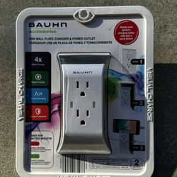 Bauhn USB Wall Plate Charger & Power Outlet