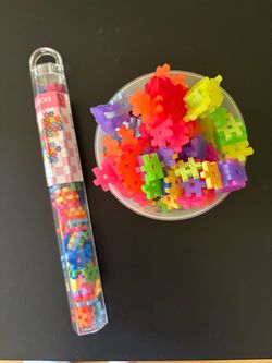 Colorful Interlocking Building Blocks Set