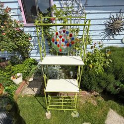 Metal potting bench/plant stand
