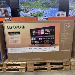 75 “ LG Smart 4K LED HDR TV