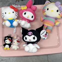 Hello Kitty And Friends Plushies 