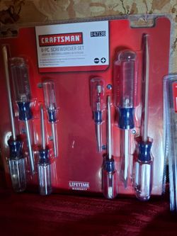Craftsman 8-Piece Screwdriver and drill Set, take both for $30
