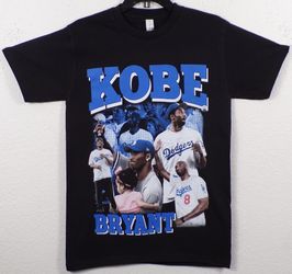 New "Kobe Bryant - Dodgers" Unisex Silkscreen T-Shirt. Available From Small-3XL.
