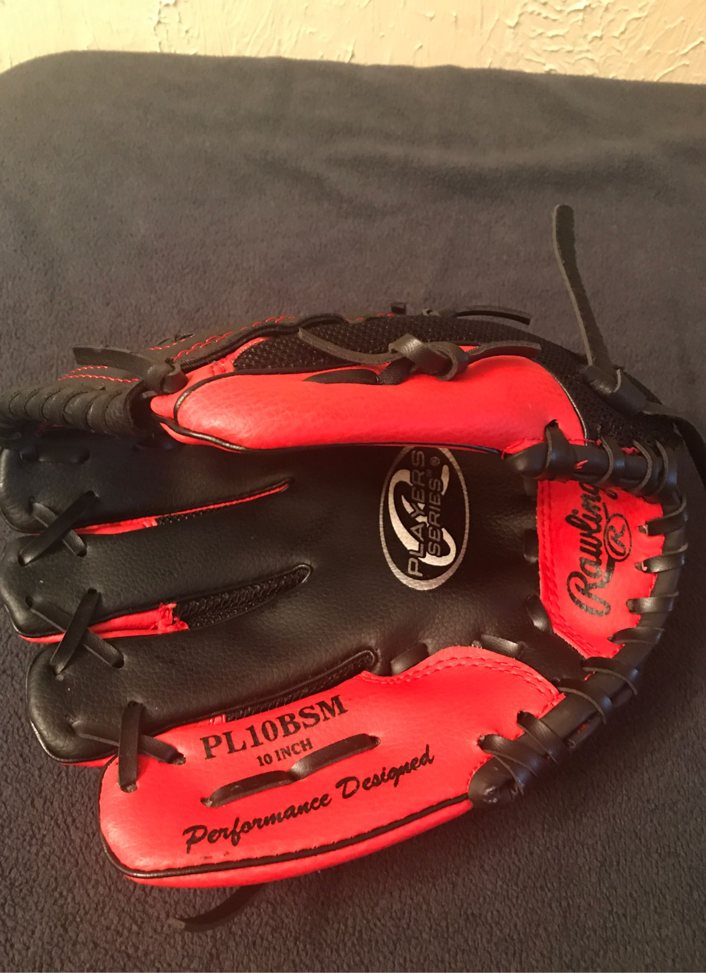 Kids left handed baseball glove