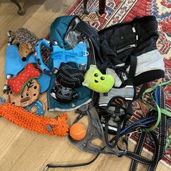 Varieties Of Dog Clothes , Toys And Leash 