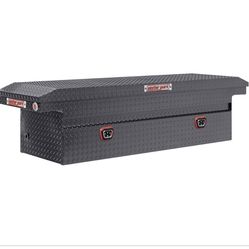 Weather Guard 72 in. Gray Aluminum Full Size Low Profile Crossover Truck Tool Box