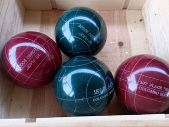 Set Of 4 Bocce Balls