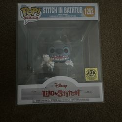 Stitch In Bathtub  6inch Funko Pop!  $20