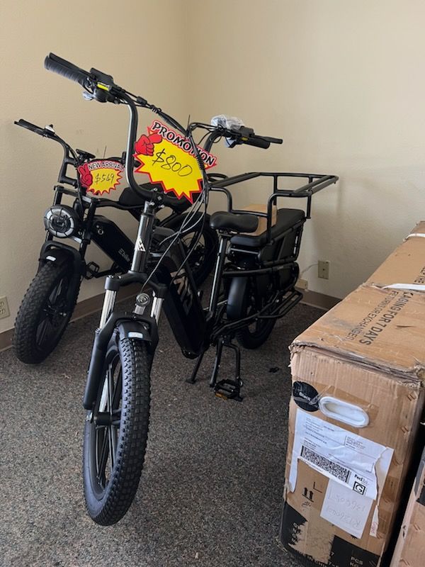 OPEN BOX, FULLY ASSEMBLED TST® Carrier 20'' Cargo Electric Bike