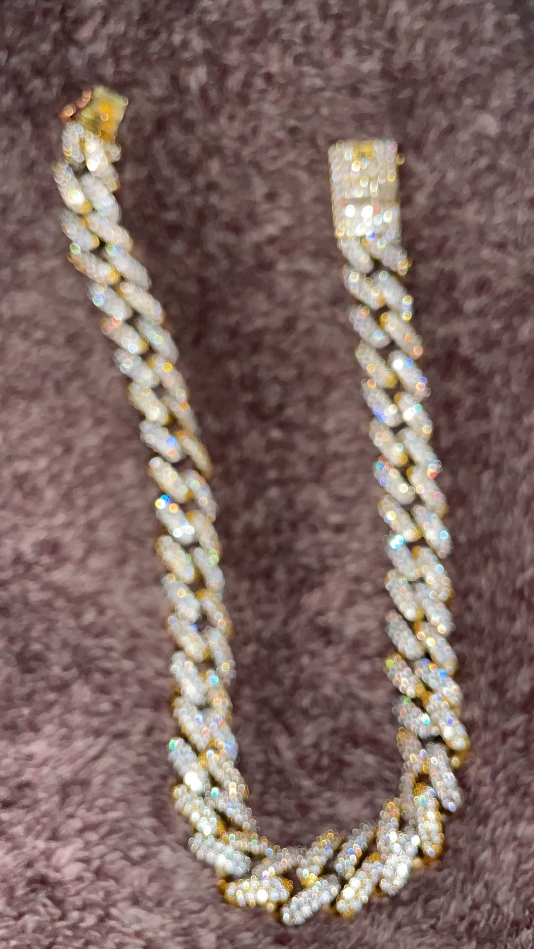 Iced Out 2 Tone Chain 