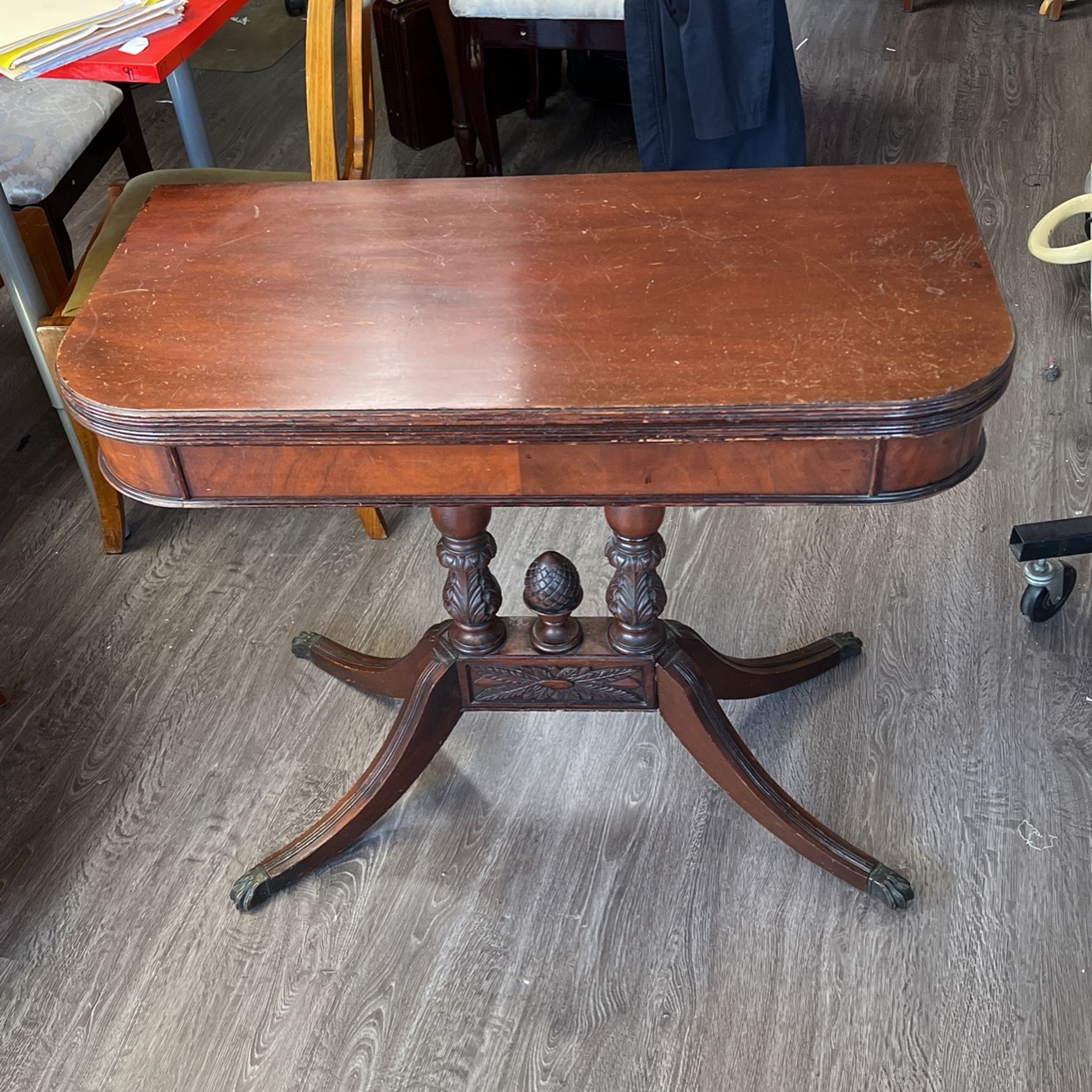 Vintage Mahogany Folding Table
