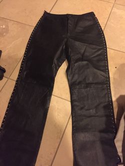 Leather pants